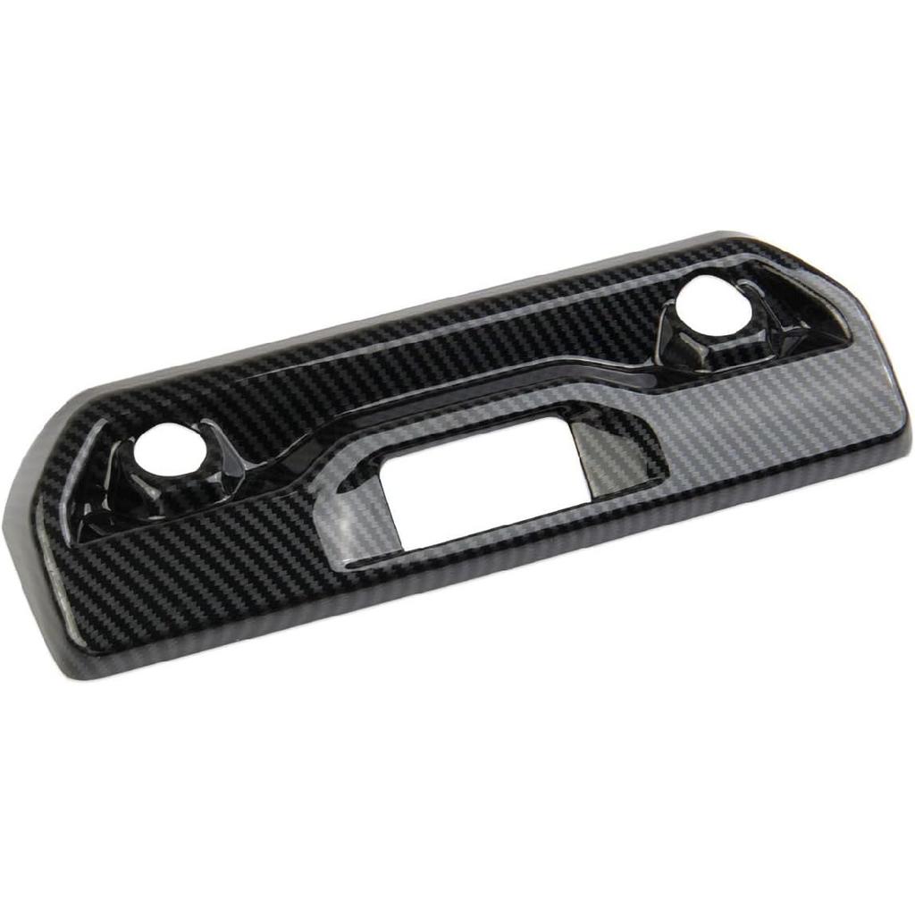 Carbon Fiber Trunk Rear Door Handle Trim Cover for 2019-2026 GMC Sierra/Chevy Silverado 1500 2500 3500HD (Type 2)