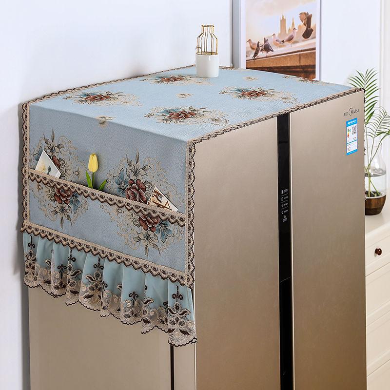 Refrigerator Dust Cover Double Door European Dust Cloth Cover Cloth Protective Cover Microwave Washing Machine Single Door Cover