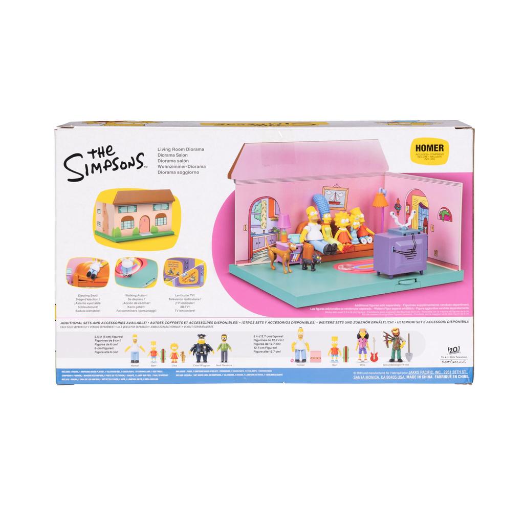 The Simpsons Living Room Diorama House Playset