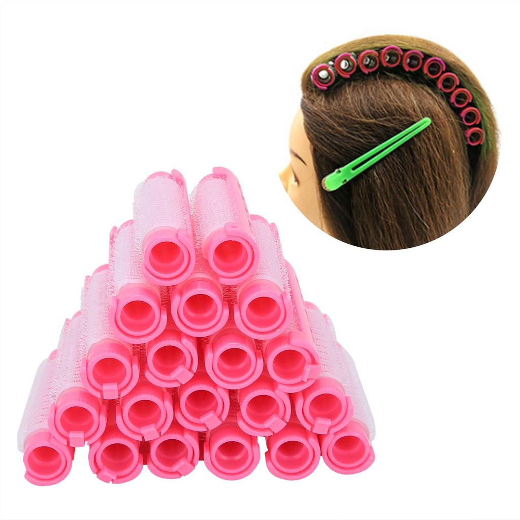 20pcs Hair Perm Rods Fluffy Perming Rod Hair Roller Curler Hairdressing Tool Kit