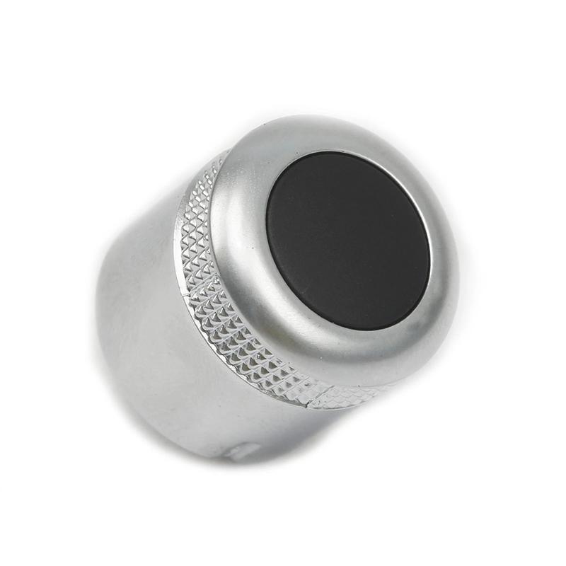 Car Audio Knob Volume Control Knob Silver Color Stable Characteristics Brand New Condition For S6 C6 2007-2010