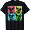 English Bulldog Pop Art Funny Bulldog Dog Lover Photo Booth Gift Unisex T-Shirt