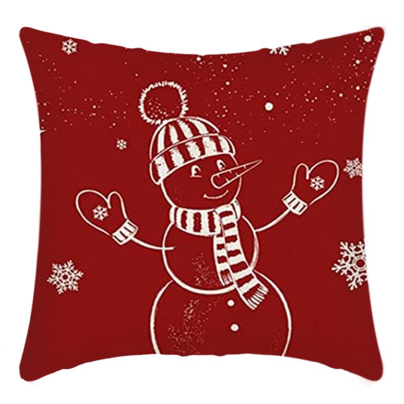 Weihnachts-Überwurf-Kissenbezug Heimdeko Weihnachtsgeschenk Kissen Sofakissenbezug Kissenbezug
