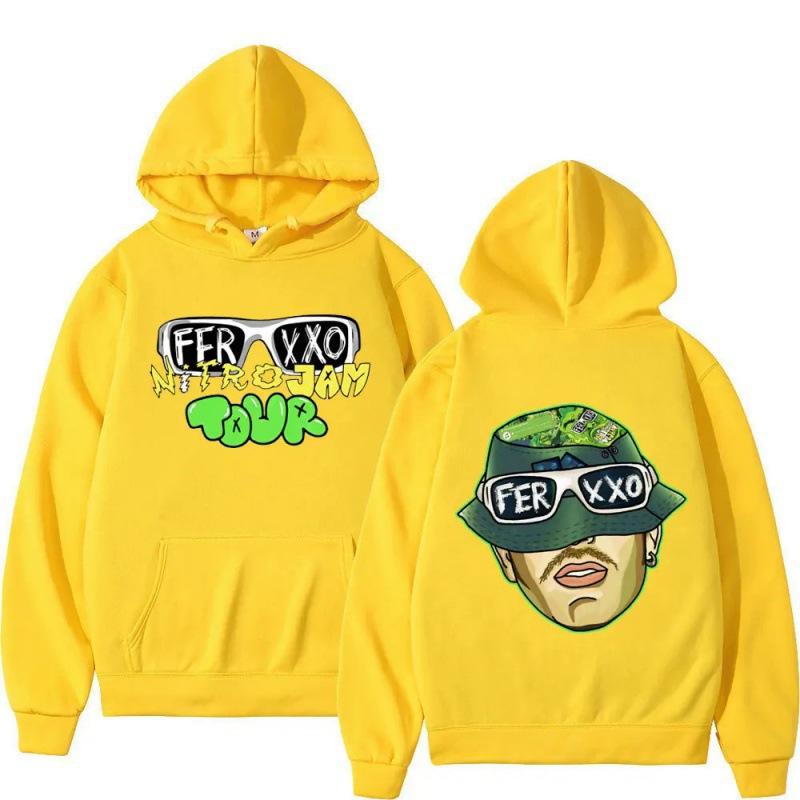 Feid Ferxxo Tour Bluza z kapturem Męska Damska Bluza z kapturem