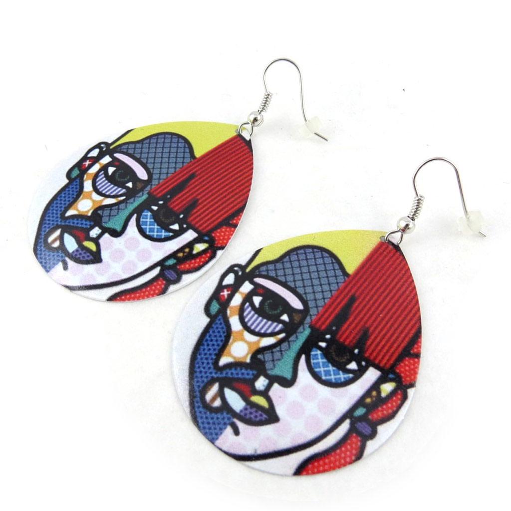 Les Trésors De Lily [N0278] - Designer Loops 'Pop Art' Tutti Frutti