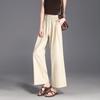 Demana Women's Rolled Hem Wide-Leg Casual Pants