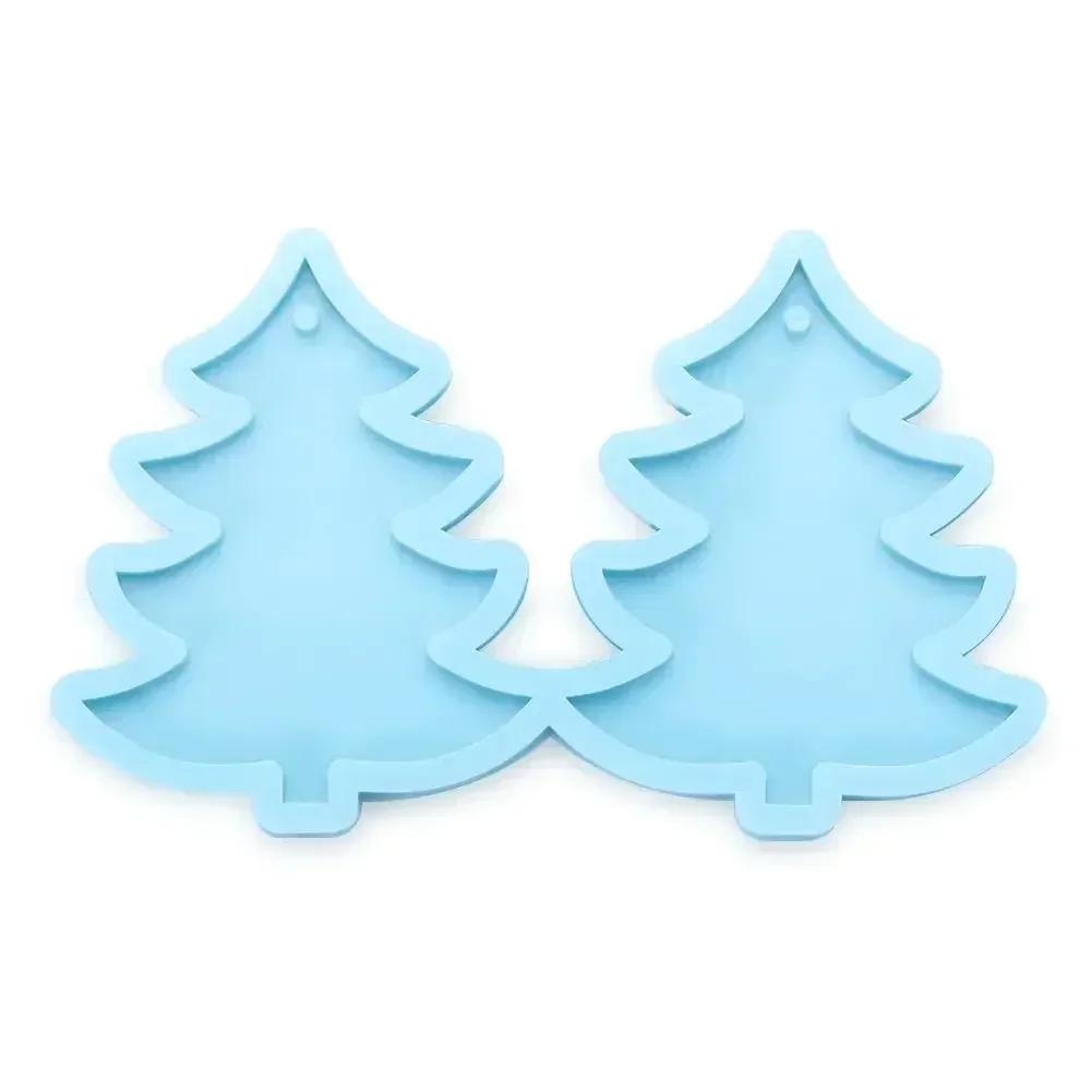 Christmas Ball Silicone Mould Keychain Pendant Epoxy Resin Crafts Silicone Mold Candy Chocolate Xmas Jewelry Pendant Making Mold