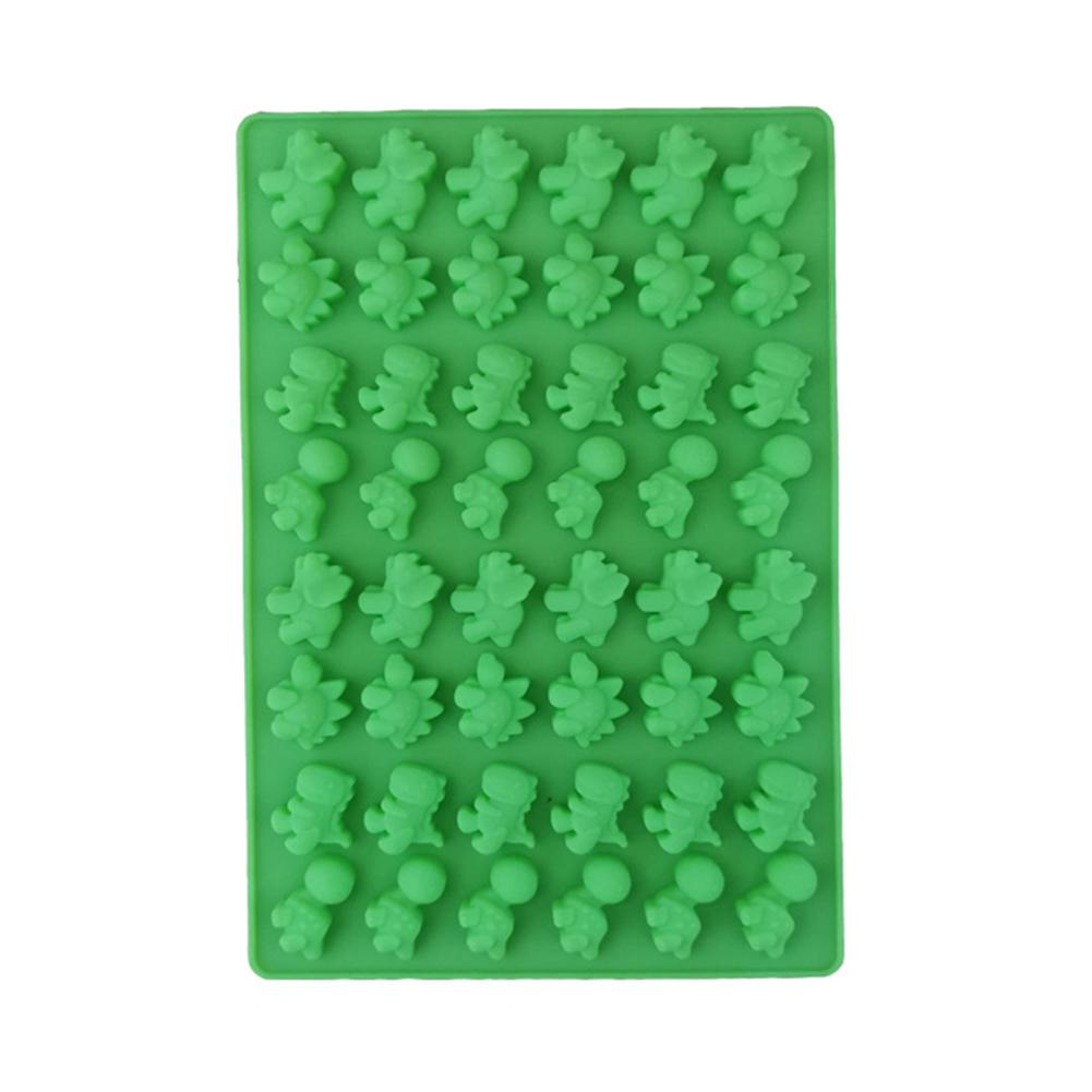 Niedliche kleine Dinosaurier Silikonformen Schokoladenform Eiswürfelform Weichbonbonform mit Pipette