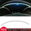 For Benz C-Class W205 2015-2021 Sliver Steel Console Dashboard Speaker Ring Trim