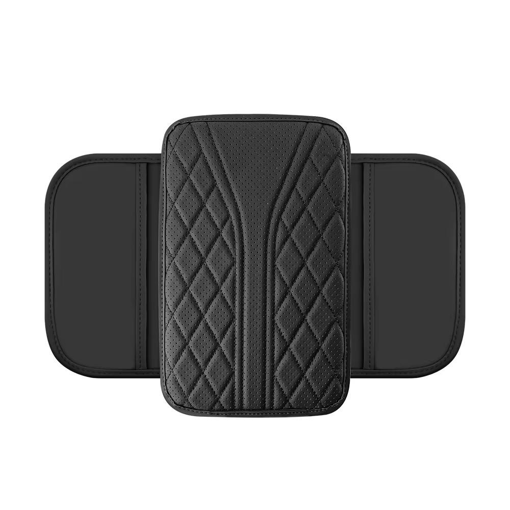 

Sponge Armrest Box Cushion Leather Interior Accessories Protective Heightening Pad Decoration чёрный