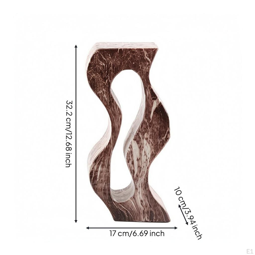 Resin Sculpture Minimalist Tabletop Statue Luxury for Living Room
