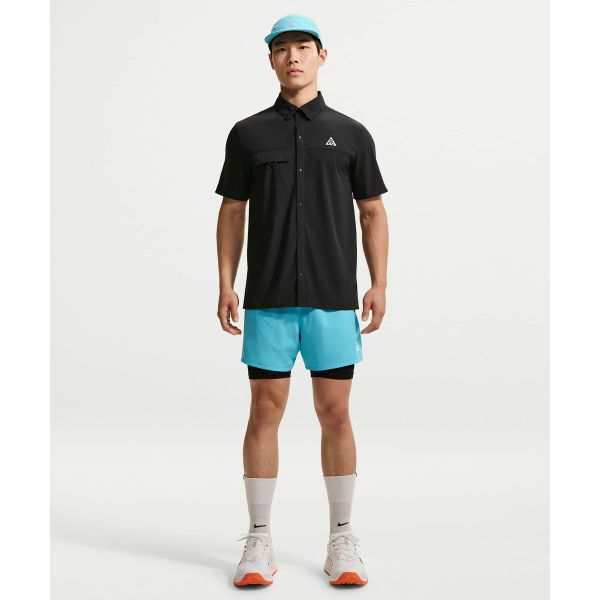 Nike ACG Aireez Sun Protection Quick-Dry Short Sleeve Button Trail Running Jacket Men jackets IQ4919-010