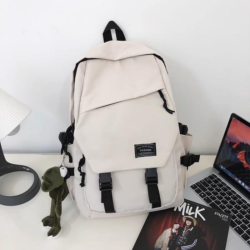 Schoolbag Backpack Men's Simple Versatile Large Capacity Computer Travel Backpack Female Junior High School Student High School Student School Bag