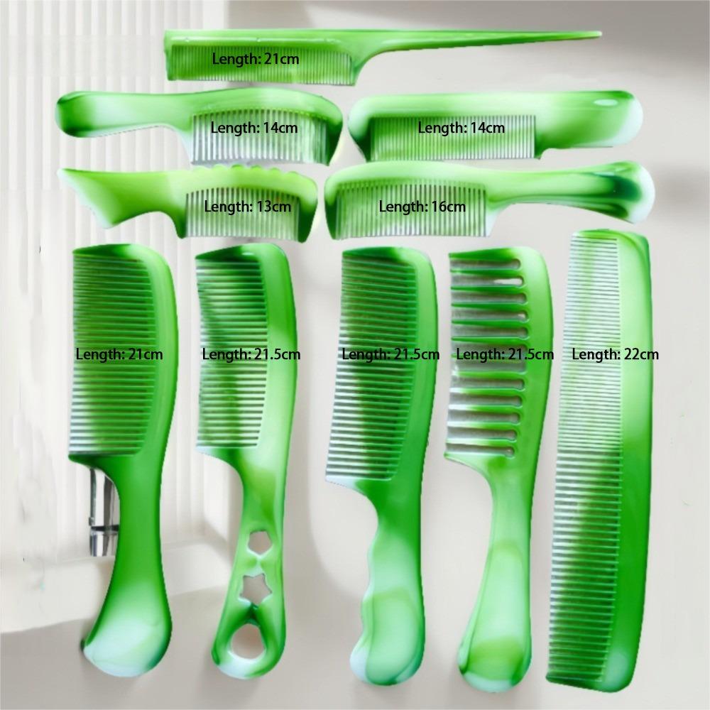10Pcs Durable Anti-static Comb Plastic Smooth Hairbrush Scalp Massage Portable Hair Combs Hair Styling Tool