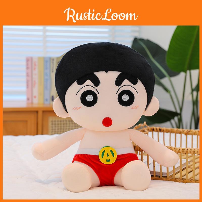 Shin Chan Crayon Cute Animal Plush Toy With Soft Short Velvet Fans Kid Doll Gift