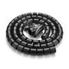Ugreen 3-Meter Cable Organizer Sleeve - Flexible & Durable Black Cord Management Solution