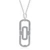 New Year's New Hollow Paperclip Long Women's Clavicle Chain Fashion Clothes Pendant Necklace