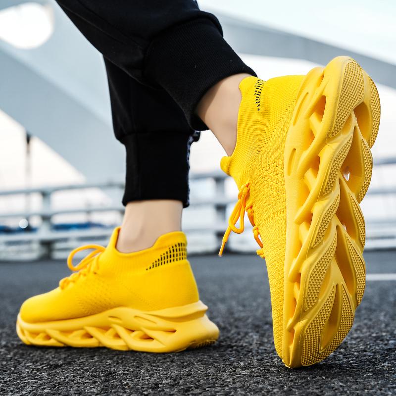 Fashion High Quality Breathable Summer Mesh Elastic New Lightweight Thick Sole Designer Casual Running Men's Shoes Zapatillas Informales