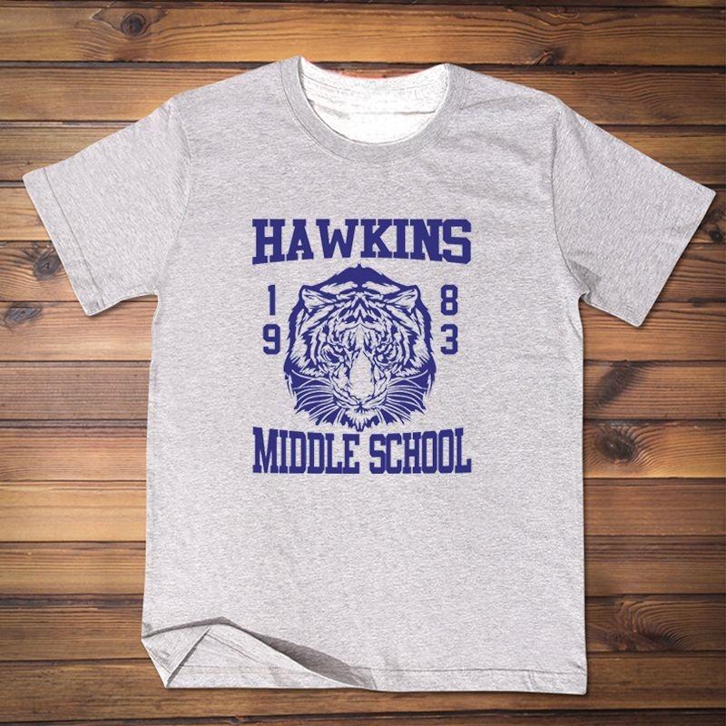 Summer Adult Hot Stranger Hawkins High School Dustin 11 Gift Fans New Tshirt 100 Cotton Casual Streetwear Couples Trendy Soft