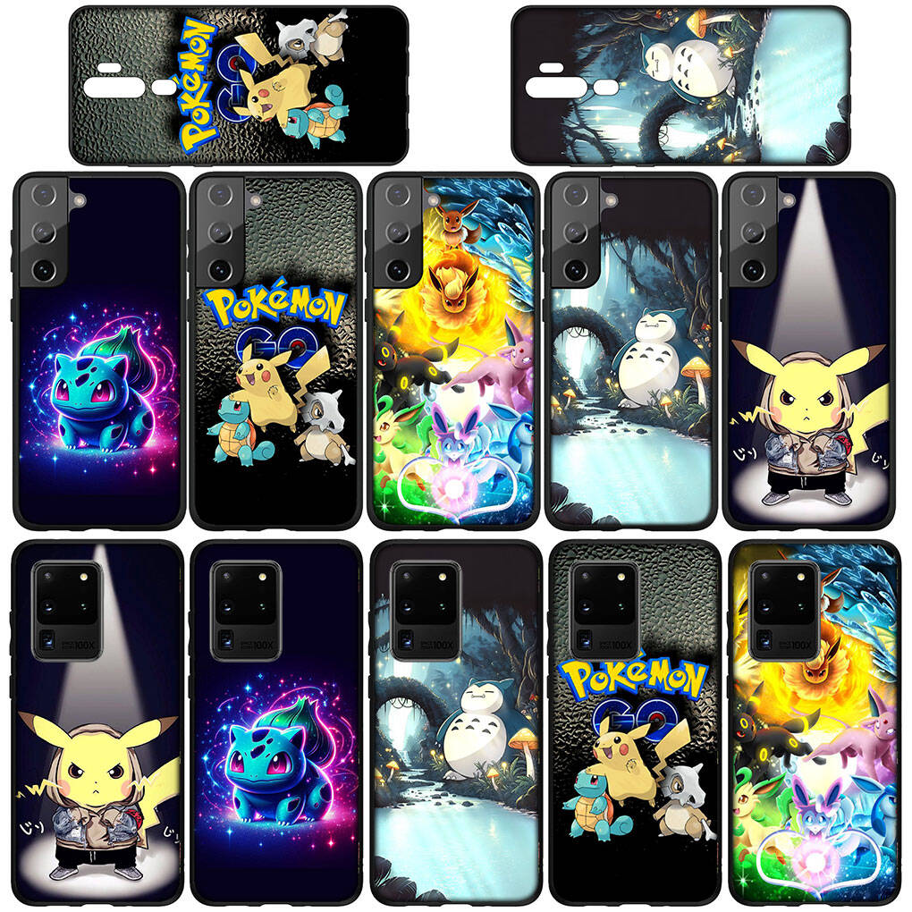 Phone Case for iPhone 17 16 15 Plus Xiaomi Poco F8 F7 X7 X6 M8 C85 C75 C71 Redmi Note 14 12 11 13 Pro Max A4 14C 13C 15C Art Pokemon GO Pikachu Cover