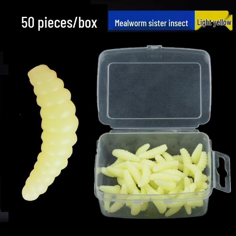 Fishing Lure: Soft Bait for Small Fish Like Qiaozui, Xiaoji, and Li Bread Red Worm Bait.