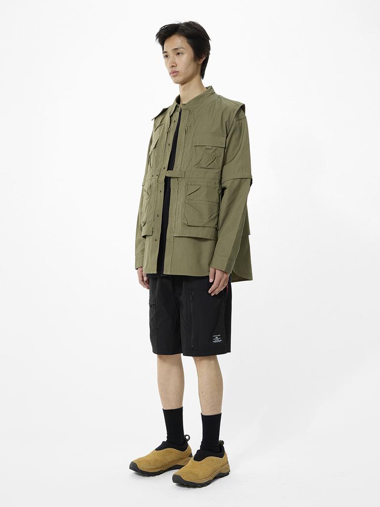 ALPHA INDUSTRIES C-1 Mode Shirt Jacket Og-107 Green