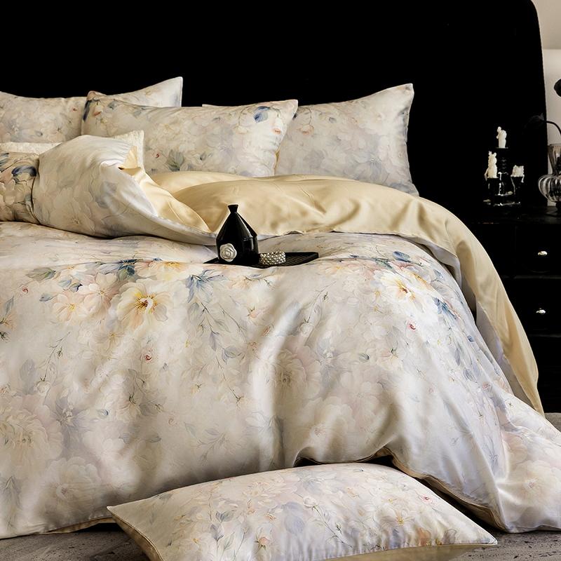 New  Luxury 100% Tencel Bedding Sets - High - Density, High - Count for 1.5m/1.8m/2.0m Beds