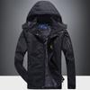 Autumn New Velvet Thickened Outdoor Sports and Leisure Jacket Cold-proof Large-size Trench Coat