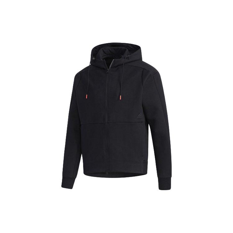 Adidas Jackets Men's Black Hooded Moderate Other GF4027