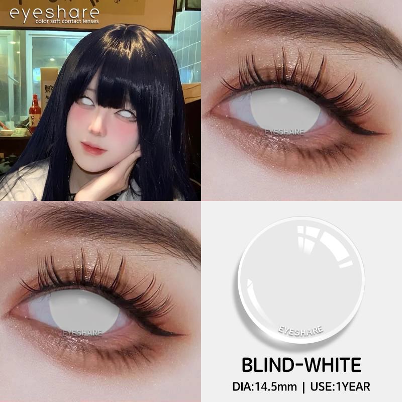 Eyeshare 1 Pair Cosplay Contact Lenses for Eyes Colorful Yellow Anime Lenses for Cosplay Halloween Cosmetics Pupils