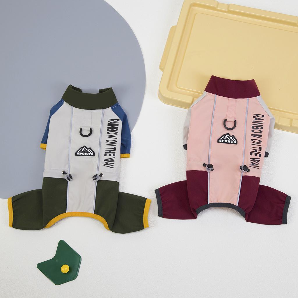 Winter Outdoor Reflective Four-Legged Dog Jacket Pet Cold Weather Apparel for Small Medium Dogs Cats Clothing