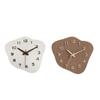 Decorative Wooden Wall Clock Silent Non Ticking 11.8x10.6inch