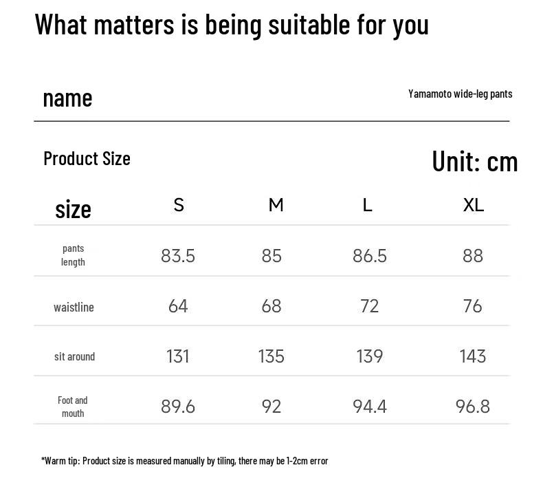 MJ STYLE Casual Wide-Leg Pants