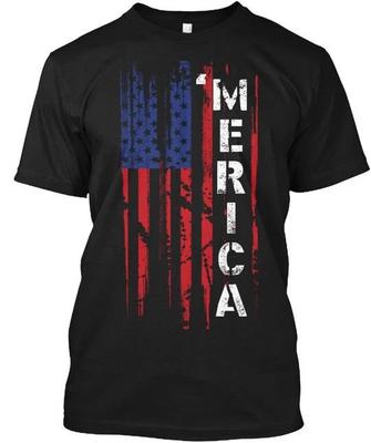 Merica Unabhängigkeitstag 4. Juli T-Shirt Hergestellt in den USA Größe S bis 5XL