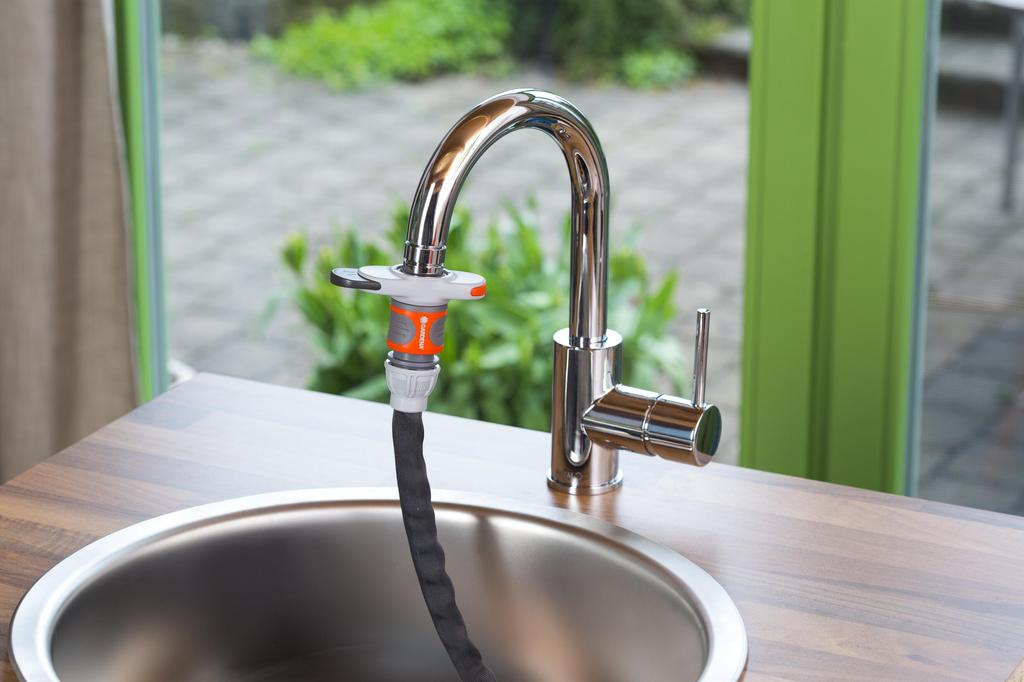 Krananslutning Gardena Adapter Snabbkoppling För Kranar 18210-20 Komplett