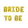 Rose Gold 'Bride to Be' Balloon Set for Wedding or Valentine's Day Party