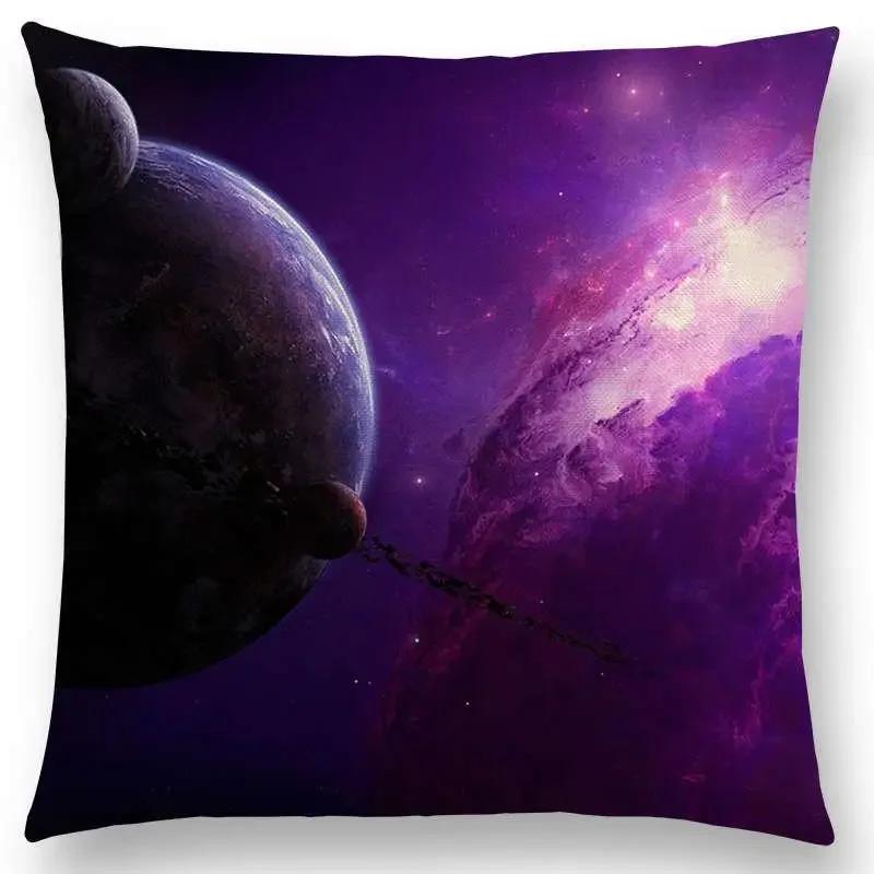 Beautiful Planets  Cushion Cover  Space Home Decor Sofa Throw Pillow Case Aesthetic Pillow Cover Housse De Coussin