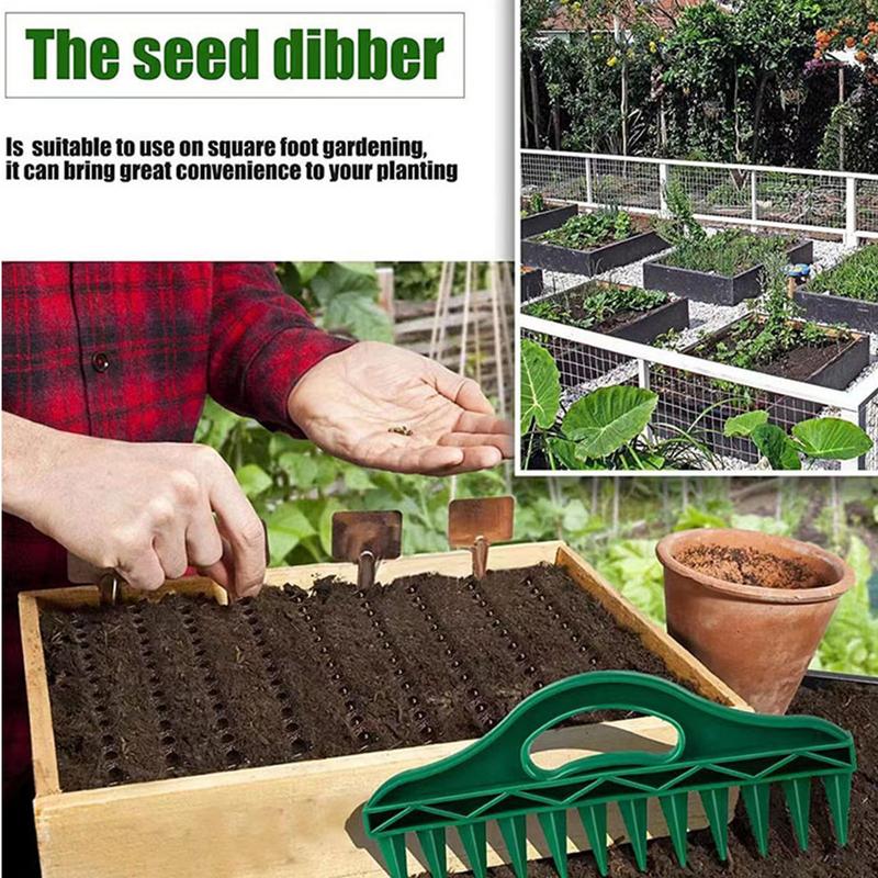 Seedling Sowing Tool Handheld Vegetable Sowing Seeder Hole Puncher Seeding Supplies Planting Hand Tool for Garden Farmlands