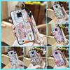 Shockproof Soft case Phone Case For Oukitel WP6 Kickstand Wristband Dirt-resistant Lanyard Silicone Ring Cute Cartoon
