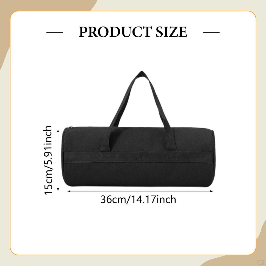 Outdoor Storage Bag Canvas Camping Equipment Organizer Tent Stakes Zipper Carrying Portable