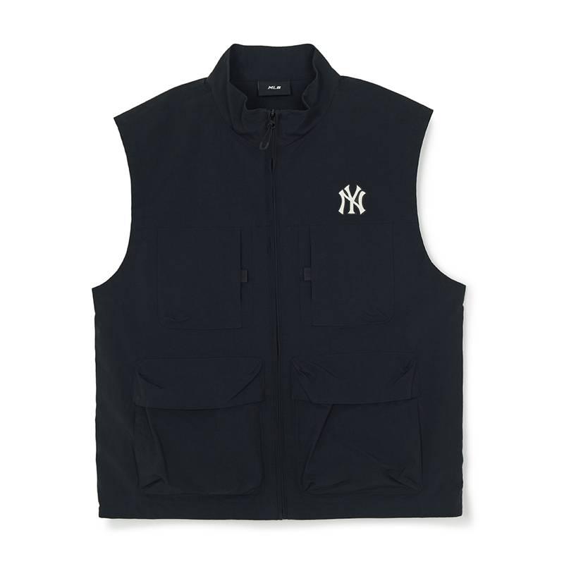 MLB New York Yankees Basic Collection SS26 Vest Unisex 3AWJB0863-50BKS S