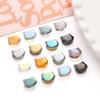10Pcs Special Shiny Colors Crystal Glass Cute Cat Head Shape Charm Beads for Necklace Bracelet Earring DIY Jewelry Making