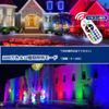 Nejnovější RGB světlo 60W RGB Floodlight LED Atmosférické světlo Venkovní zahradní světlo RGB Signální světlo Osvětlení krajiny Osvětlení scény Jasnější než 300 W IP66