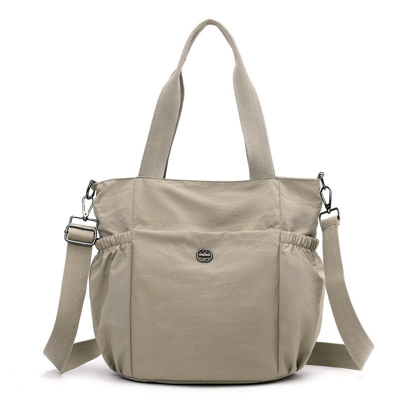 

Женская сумка через плечо, нейлоновая сумка, легкая сумка-тоут хаки