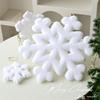 Soft-Furred Snow Crystalloid Christmas Tree Multiple Purpose Celebratory Adornment Environmentally Safe Design for Winter Festivities