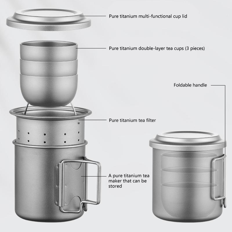 Compacts Light weight Cup Rustproof Cup Durability Outdoor Picnics Mugs for Camping and Everyday Use