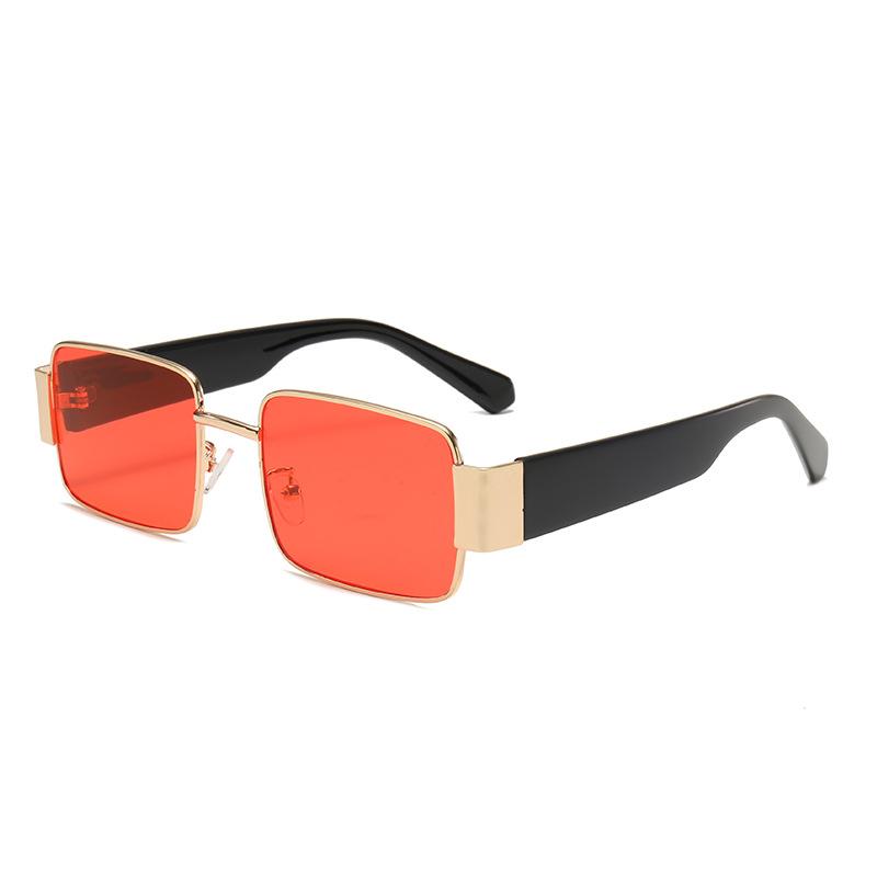 Metal Neutral Sunglasses Fashionable Street Sunglasses Outdoor Uv Filtering Glasses Comfortable Wearing