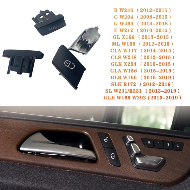 Front Door Lock Buttons Switch Replace for Mercedes Benz C-Class E-Class GLK W204 W207 W212 W166 W176 2049058402 2049058502