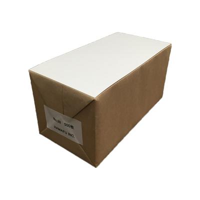 Hamafu 28 White Blank Portrait 500 Ideal for Direct Mail with Large Amounts of Information No. Double-Sided Postcards, Heavyweight, (120x235mm),