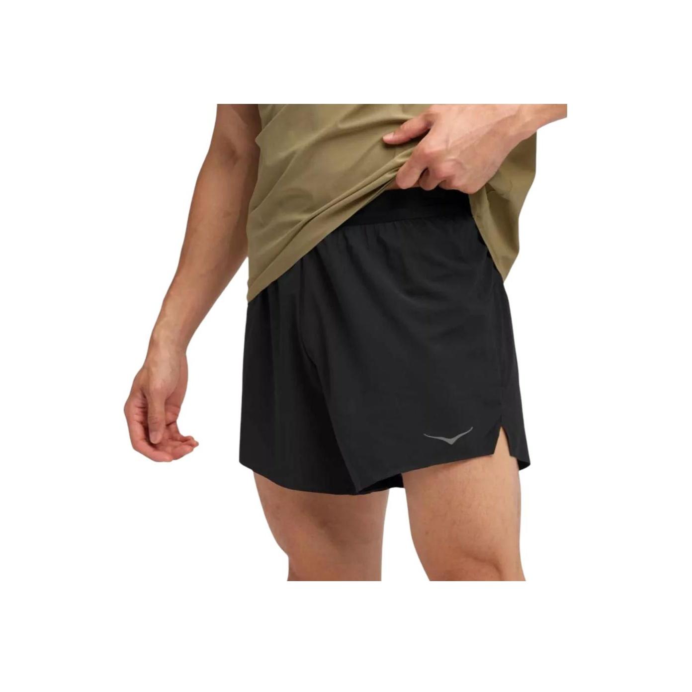 Hoka One One Logo Three-Quarter Casual Shorts Men shorts 1176971-BLK M